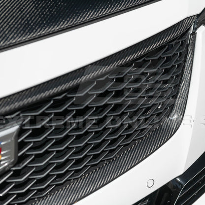 2022-24 Cadillac CT5-V Blackwing Dry Carbon Fiber Front Upper Lower Grille Trim image 37
