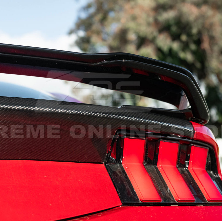 2024-Up Ford Mustang DarkHorse Style GLOSSY BLACK Rear Trunk Lid Wing Spoiler image 15