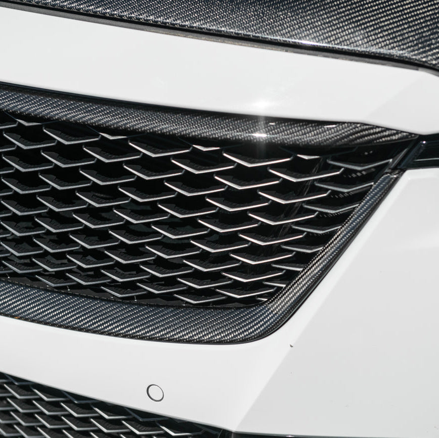 2022-24 Cadillac CT5-V Blackwing Dry Carbon Fiber Front Upper Lower Grille Trim image 57