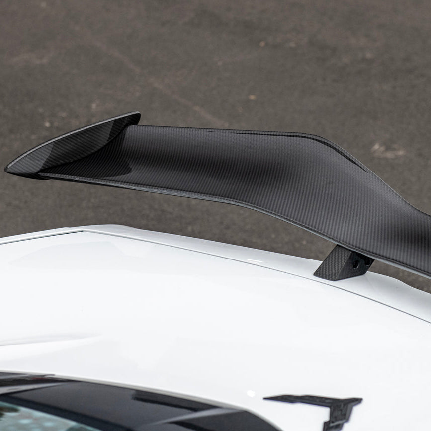 Chevrolet Corvette C8 Z06 DRY CARBON FIBER Rear High Wing image 12