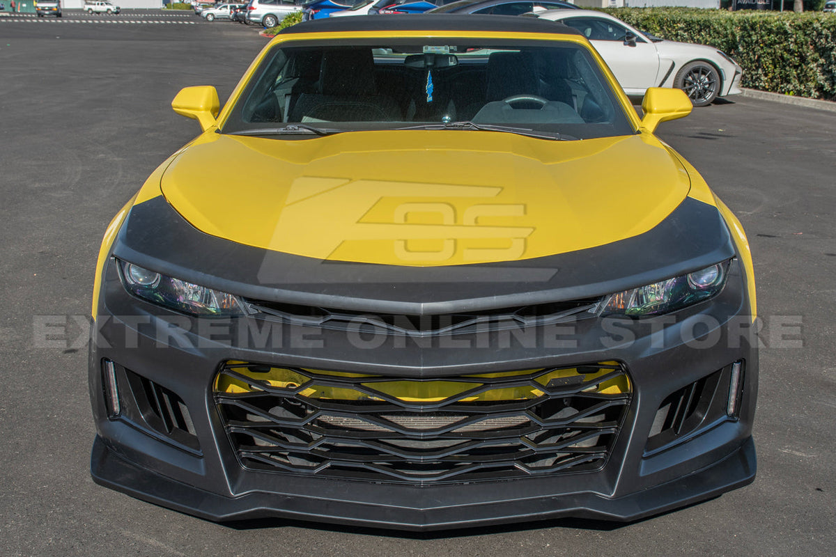 2016-18 Camaro ZL1 Conversion Front Bumper Kit With DRL Light image 3
