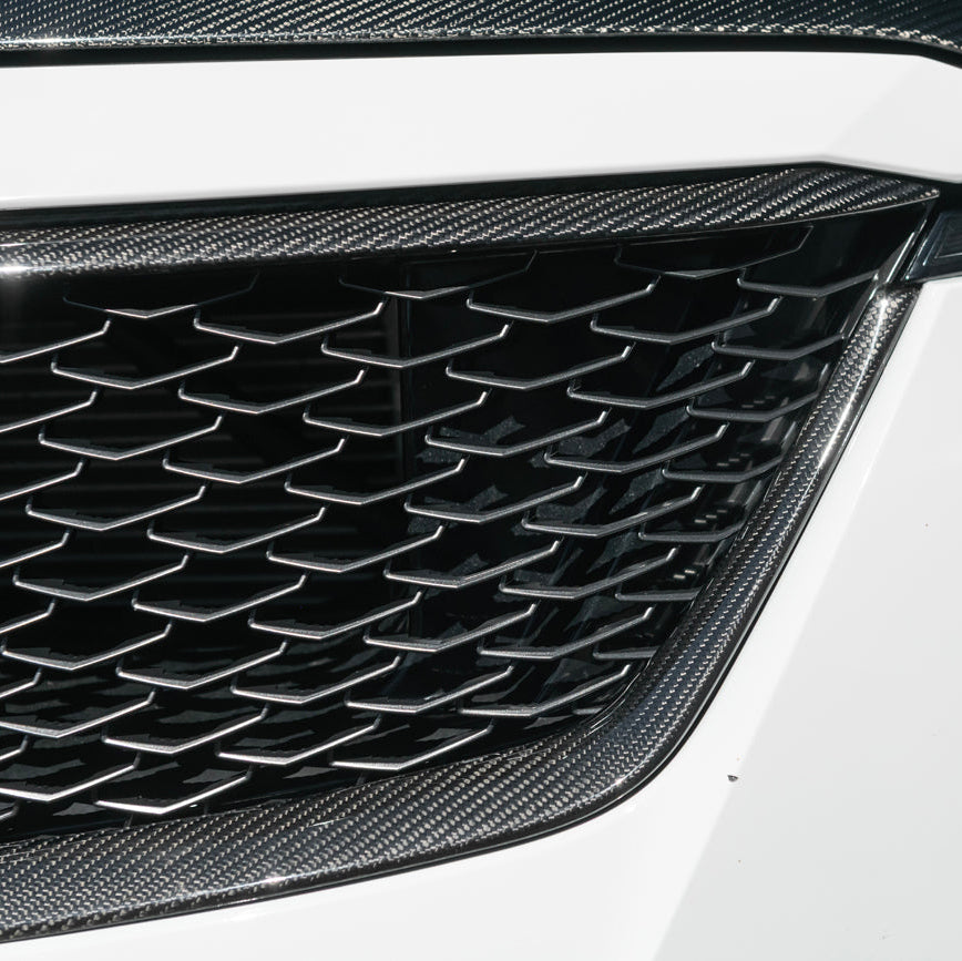2022-24 Cadillac CT5-V Blackwing Dry Carbon Fiber Front Upper Lower Grille Trim image 58