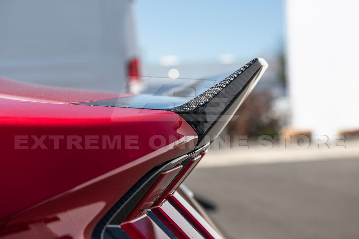 2024+ Ford Mustang DRY CARBON FIBER Rear Ducktail Spoiler image 6