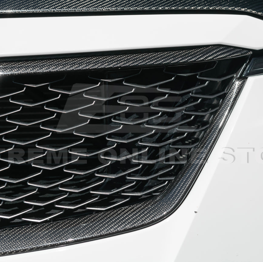 2022-24 Cadillac CT5-V Blackwing Dry Carbon Fiber Front Upper Lower Grille Trim image 39