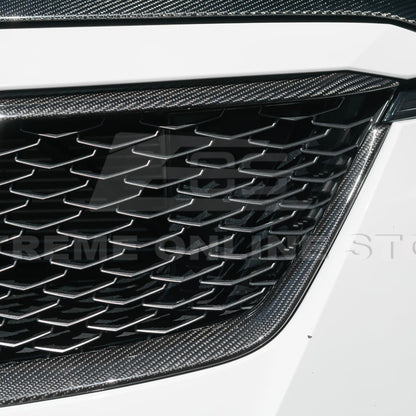 2022-24 Cadillac CT5-V Blackwing Dry Carbon Fiber Front Upper Lower Grille Trim image 39
