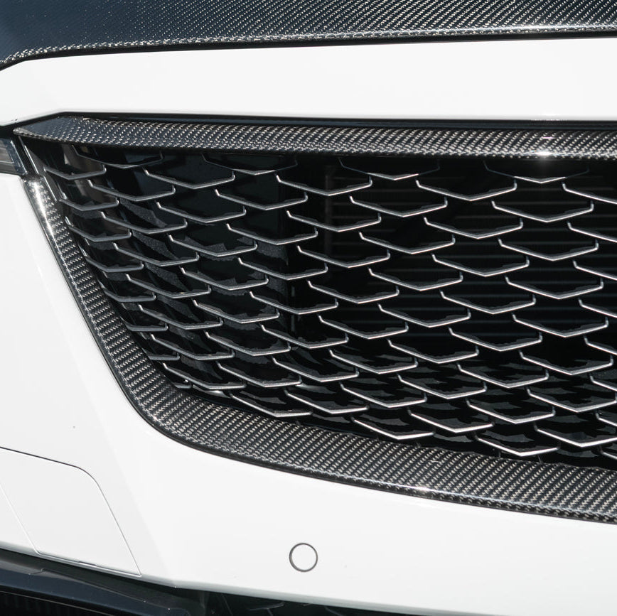 2022-24 Cadillac CT5-V Blackwing Dry Carbon Fiber Front Upper Lower Grille Trim image 59