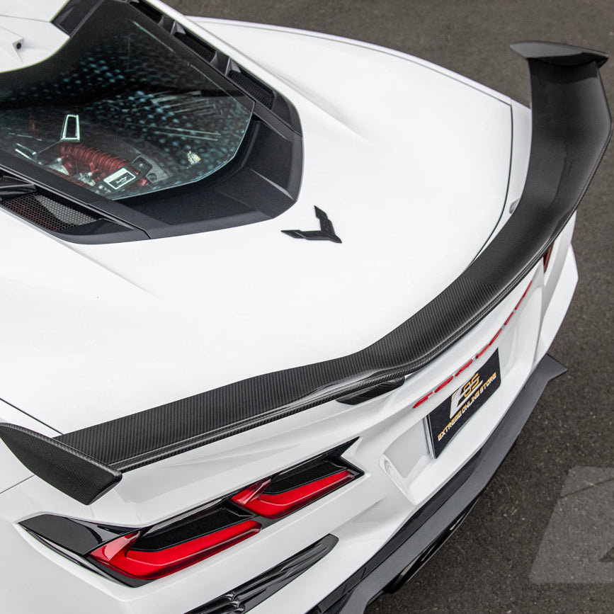 Chevrolet Corvette C8 Z06 DRY CARBON FIBER Rear High Wing image 15