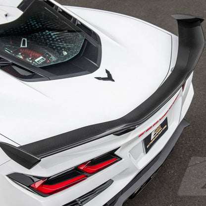 Chevrolet Corvette C8 Z06 DRY CARBON FIBER Rear High Wing image 15