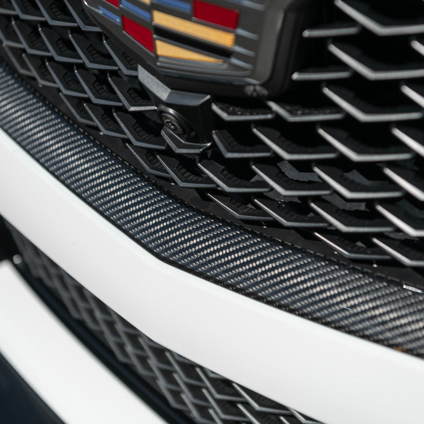 2022-24 Cadillac CT5-V Blackwing Dry Carbon Fiber Front Upper Lower Grille Trim image 60