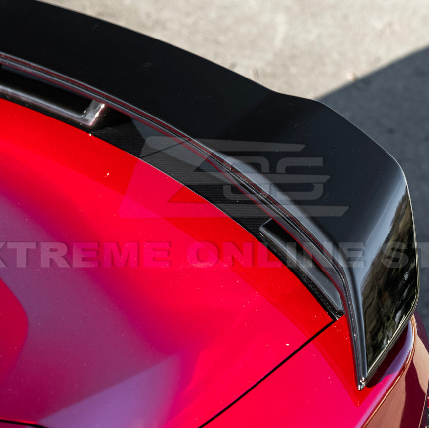 2024-Up Ford Mustang DarkHorse Style GLOSSY BLACK Rear Trunk Lid Wing Spoiler image 17