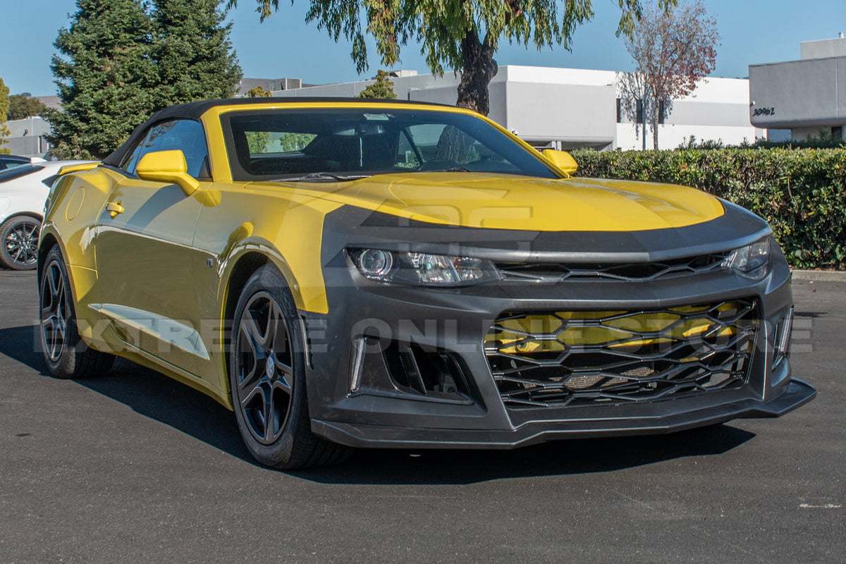 2016-18 Camaro ZL1 Conversion Front Bumper Kit With DRL Light image 4