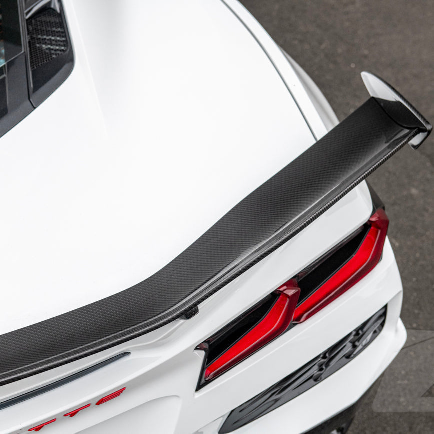 Chevrolet Corvette C8 Z06 DRY CARBON FIBER Rear High Wing image 19