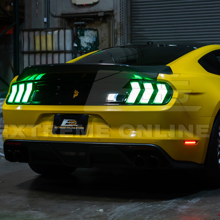 2015-23 Ford Mustang EURO RGB Sequential Signal LED XB Clear Rear Taillight image 6