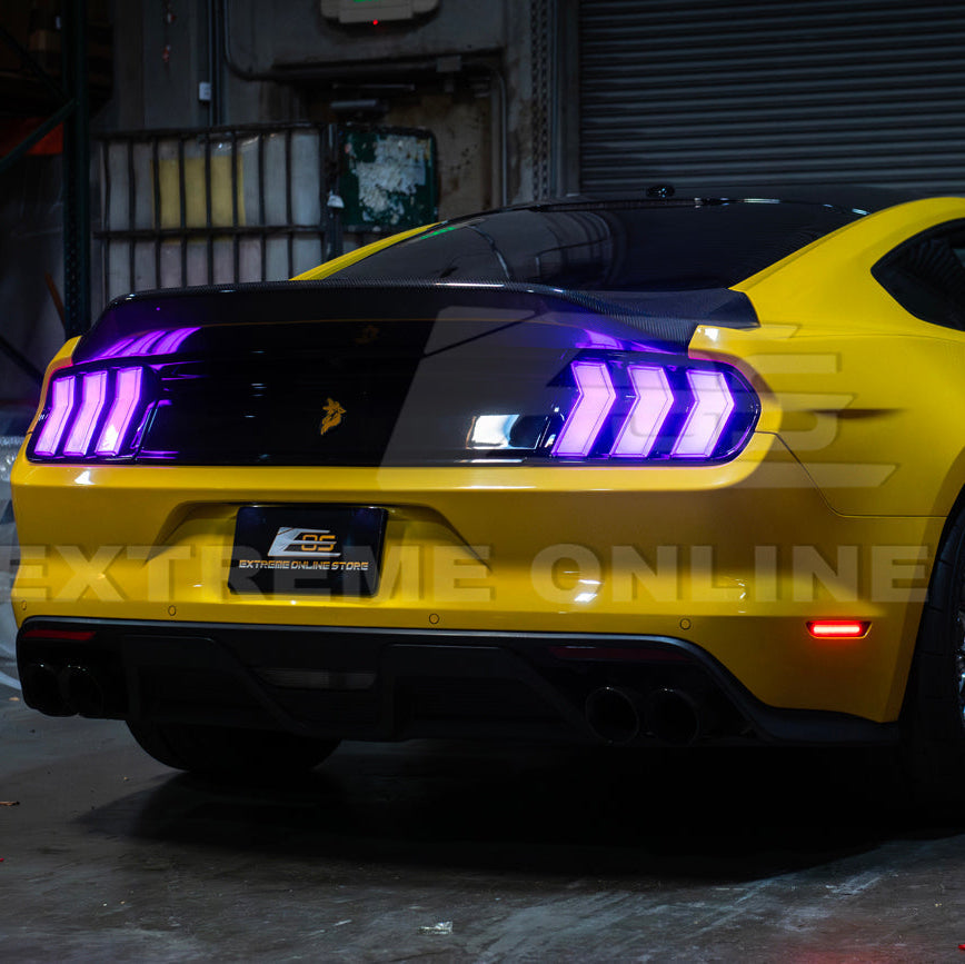 2015-23 Ford Mustang EURO RGB Sequential Signal LED XB Clear Rear Taillight image 30