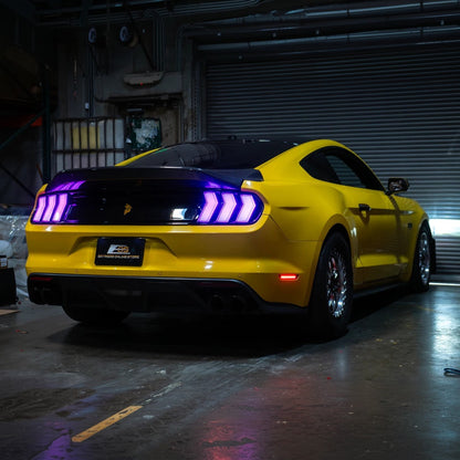 2015-23 Ford Mustang EURO RGB Sequential Signal LED XB Clear Rear Taillight image 3