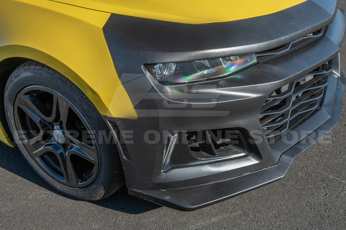 2016-18 Camaro ZL1 Conversion Front Bumper Kit With DRL Light image 5
