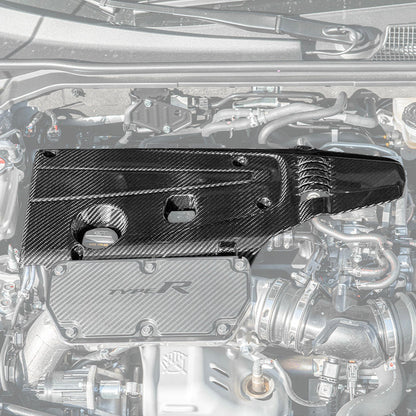 2017-Up Honda Civic FK8 FL5 Type-R Carbon Fiber Engine Valve Cover image 2