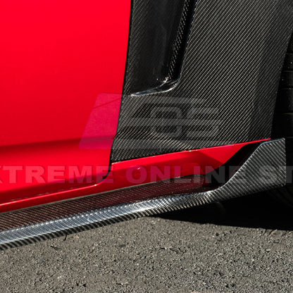 2024-Up Ford Mustang S650 | EOS Performance CARBON FIBER Side Skirts Extension image 11