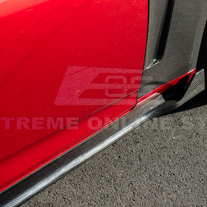 2024-Up Ford Mustang S650 | EOS Performance CARBON FIBER Side Skirts Extension image 13