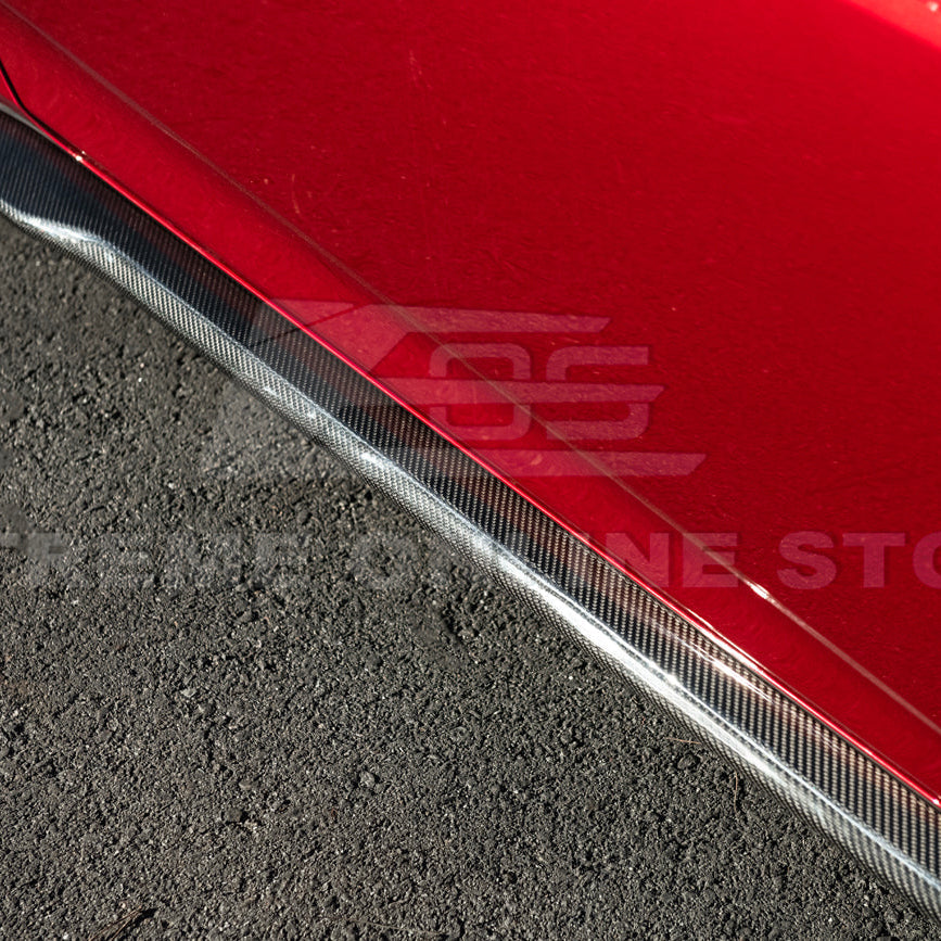 2024-Up Ford Mustang S650 | EOS Performance CARBON FIBER Side Skirts Extension image 15