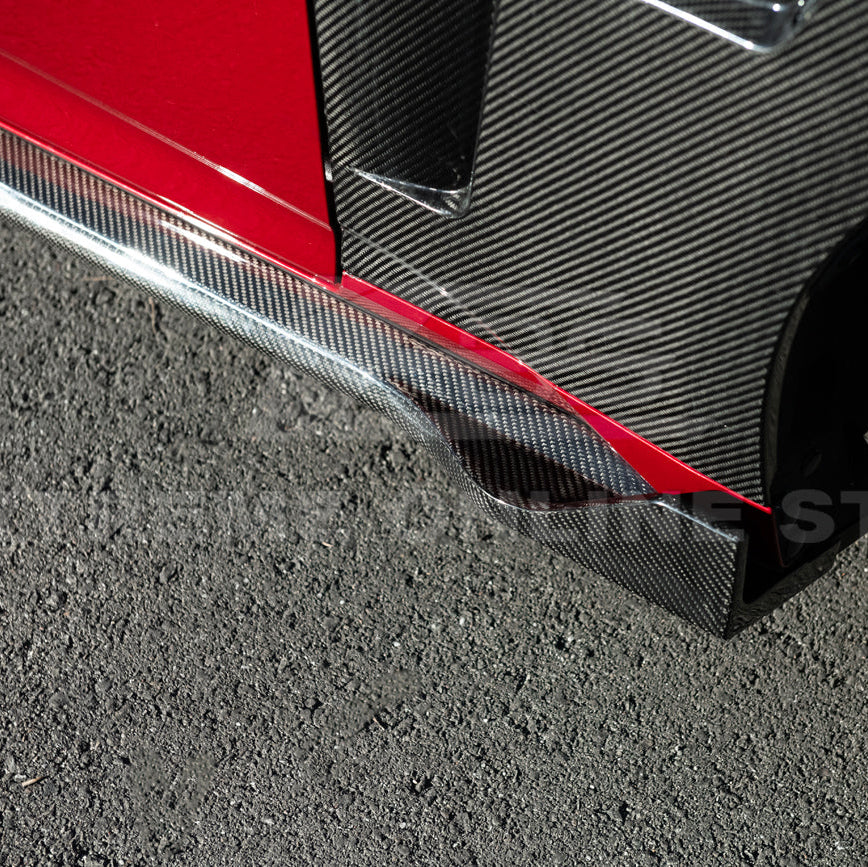 2024-Up Ford Mustang S650 | EOS Performance CARBON FIBER Side Skirts Extension image 16