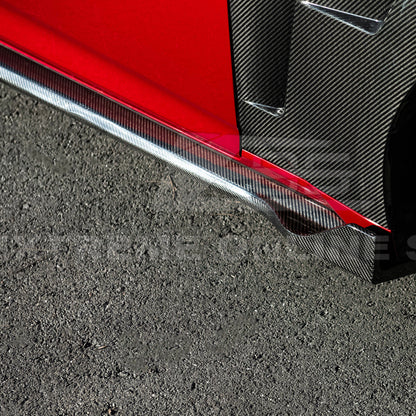 2024-Up Ford Mustang S650 | EOS Performance CARBON FIBER Side Skirts Extension image 17