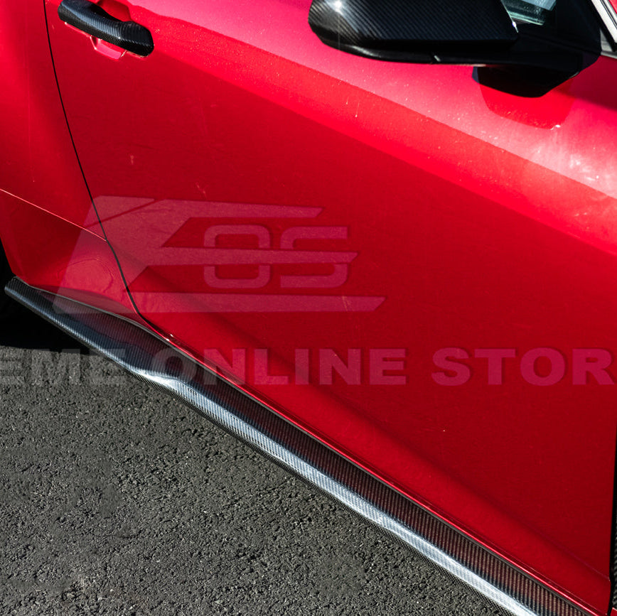2024-Up Ford Mustang S650 | EOS Performance CARBON FIBER Side Skirts Extension image 18