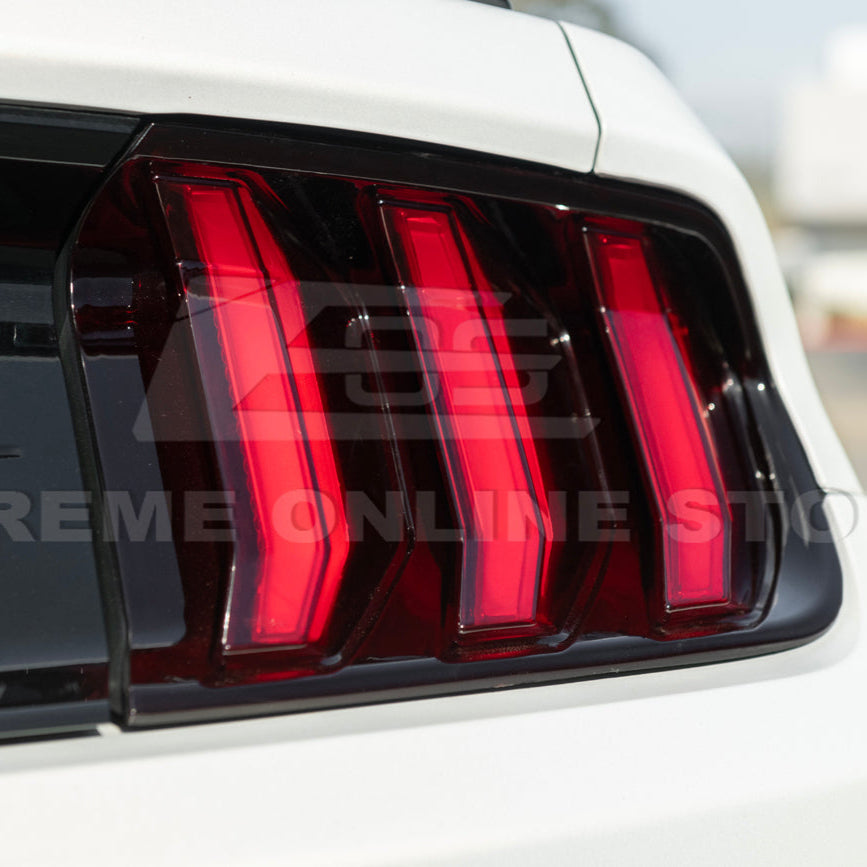 2015-23 Ford Mustang Signal LED XB RED / Clear Rear Taillight image 30