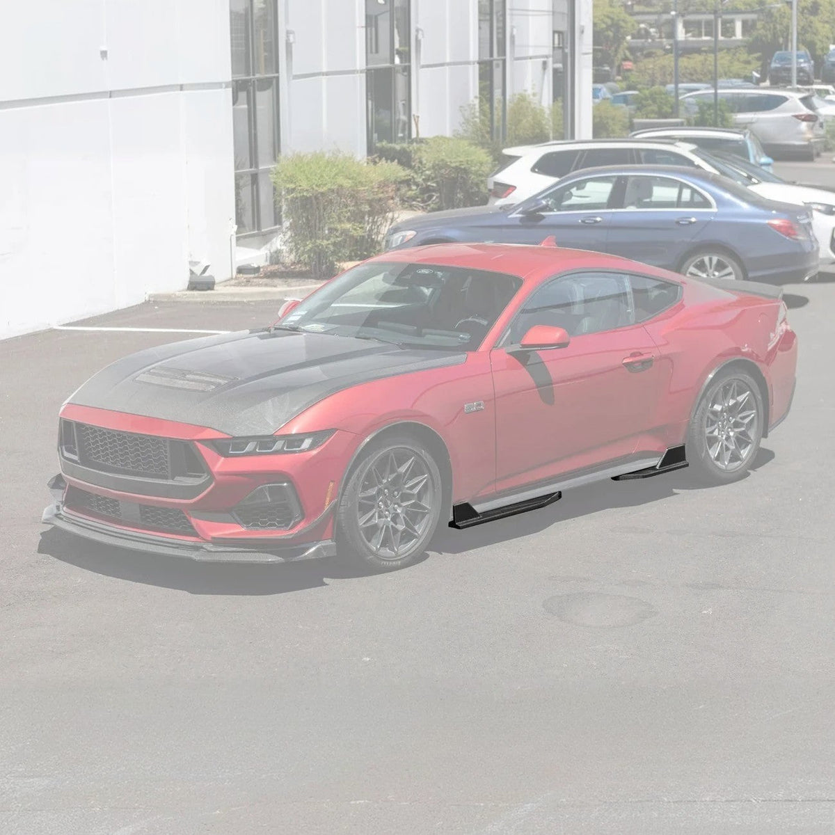 2024+ Ford Mustang Side Skirts Extension image 2