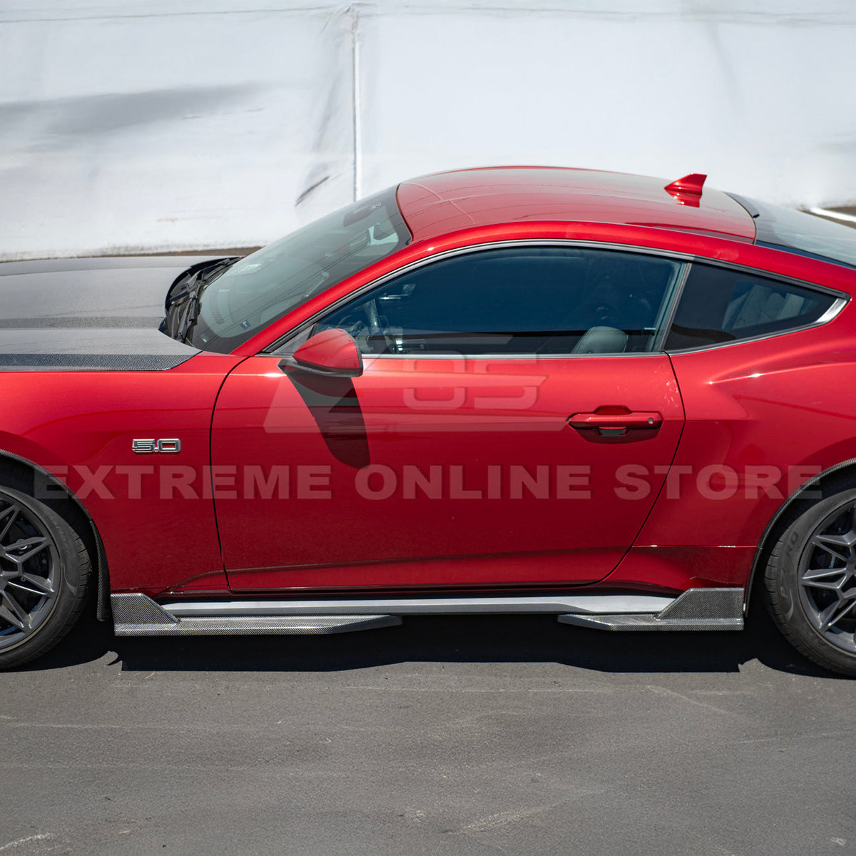 2024+ Ford Mustang Side Skirts Extension image 63