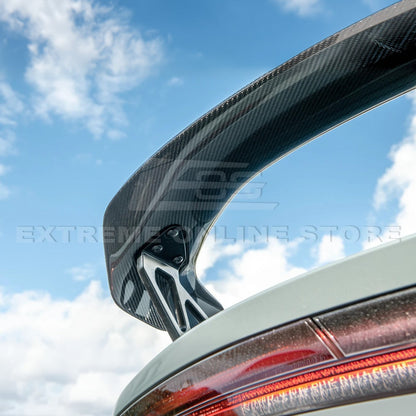 2023-Up Honda Civic Type-R Carbon Fiber Rear High Wing Spoiler image 6