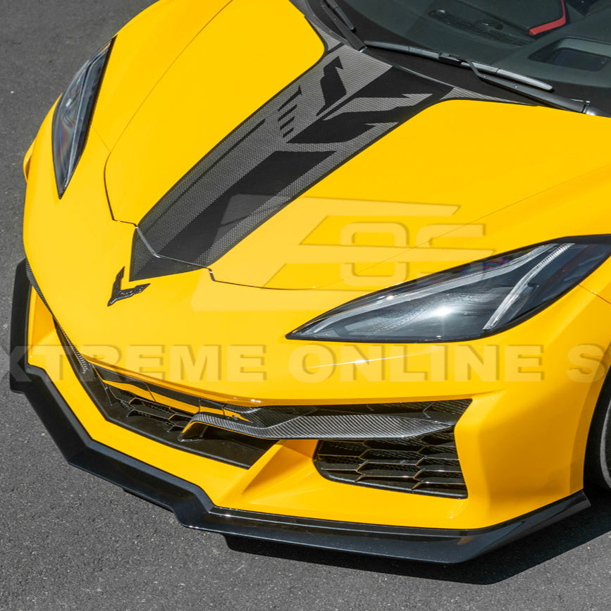 Corvette C8 Z06 / E-Ray DRY CARBON FIBER Front Splitter [Z07 Package] image 5