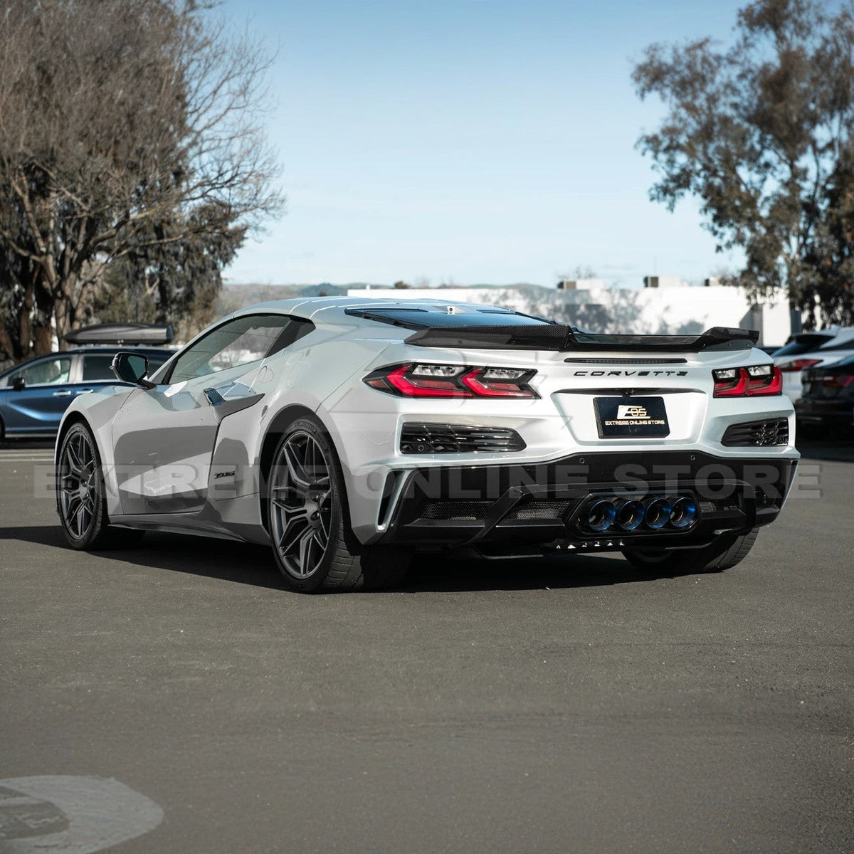 Wicker-Bill Package Corvette C8 Z06 / E-Ray Rear Spoiler image 38