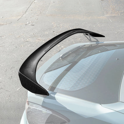 2023-Up Honda Civic Type-R Carbon Fiber Rear High Wing Spoiler image 2