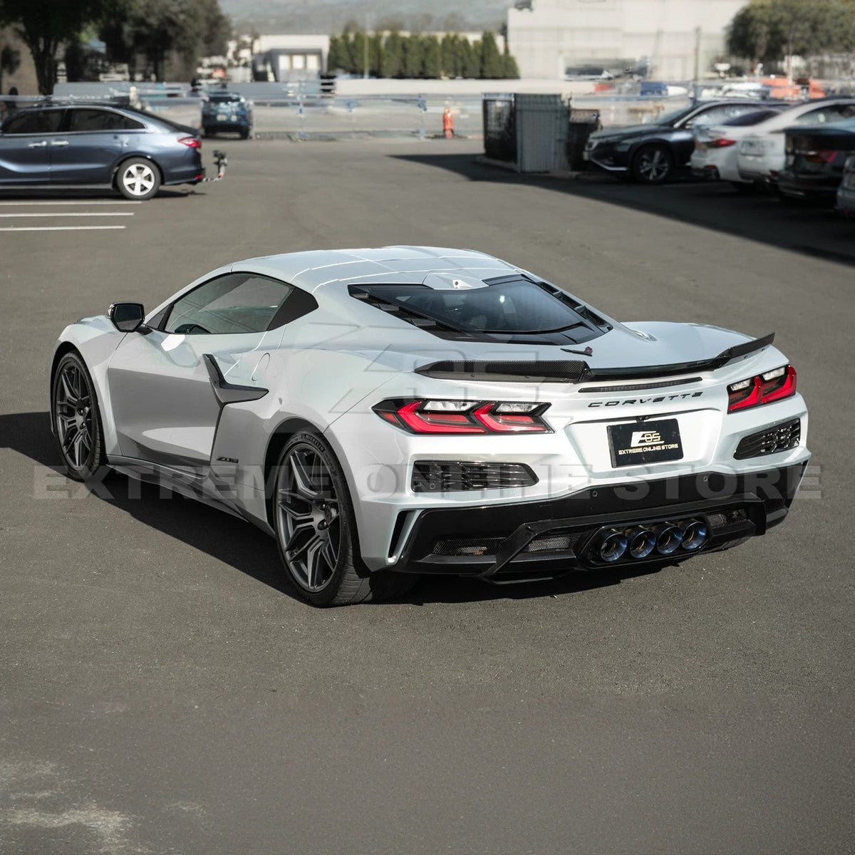 Wicker-Bill Package Corvette C8 Z06 / E-Ray Rear Spoiler image 37