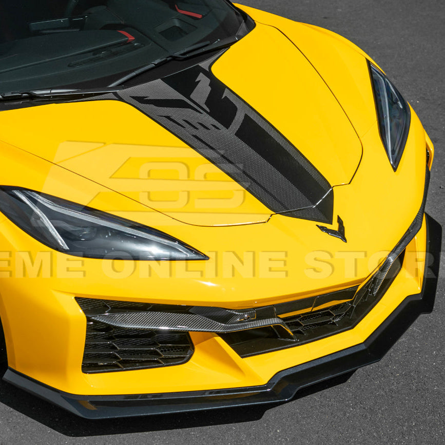 Corvette C8 Z06 / E-Ray DRY CARBON FIBER Front Splitter [Z07 Package] image 9