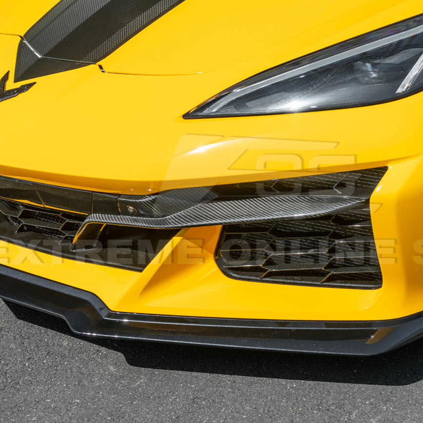 Corvette C8 Z06 / E-Ray DRY CARBON FIBER Front Splitter [Z07 Package] image 12