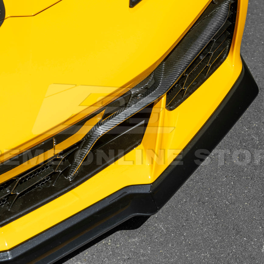 Corvette C8 Z06 / E-Ray DRY CARBON FIBER Front Splitter [Z07 Package] image 13