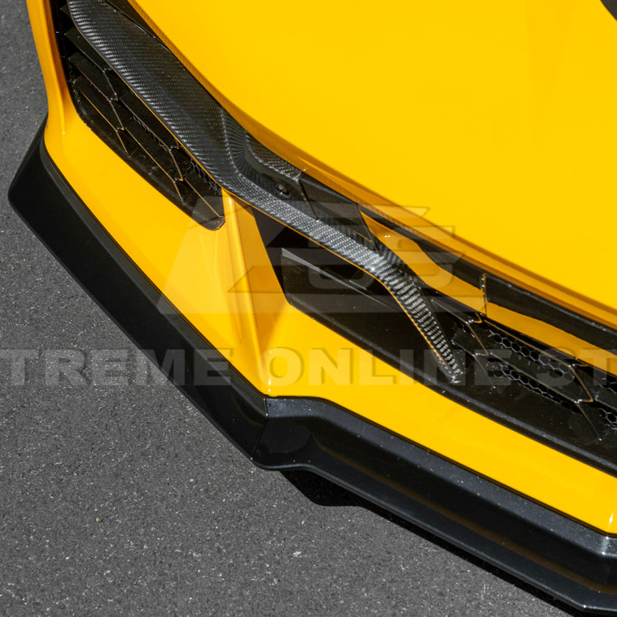 Corvette C8 Z06 / E-Ray DRY CARBON FIBER Front Splitter [Z07 Package] image 14