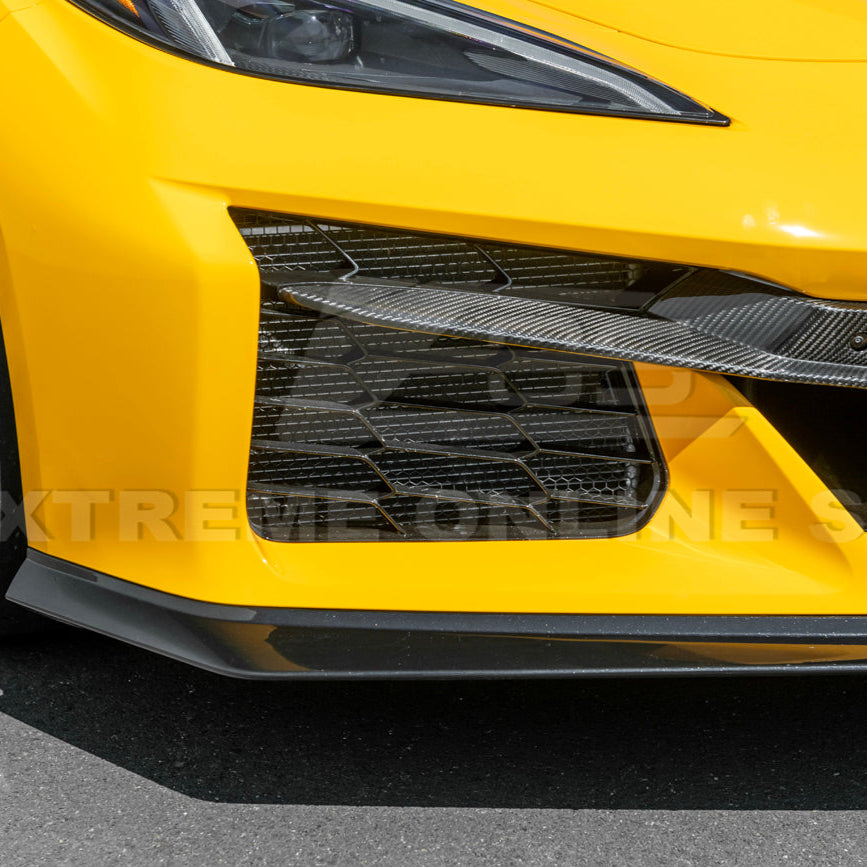 Corvette C8 Z06 / E-Ray DRY CARBON FIBER Front Splitter [Z07 Package] image 15