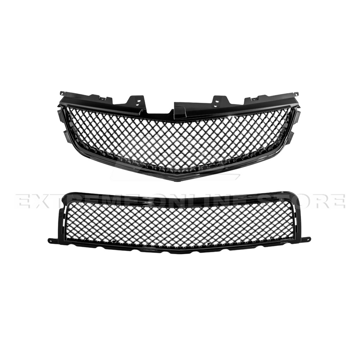 2009-15 Cadillac CTS-V Front Upper Lower Badgeless Grille image 44