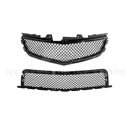 2009-15 Cadillac CTS-V Front Upper Lower Badgeless Grille image 44