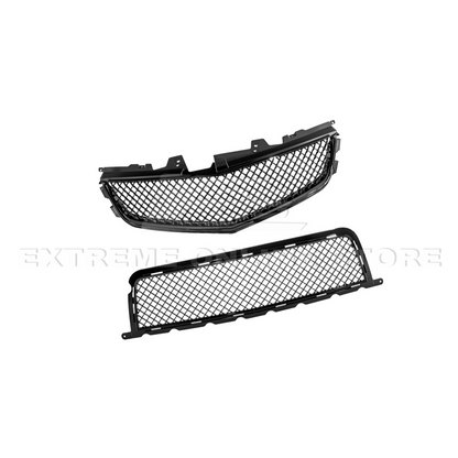 2009-15 Cadillac CTS-V Front Upper Lower Badgeless Grille image 45