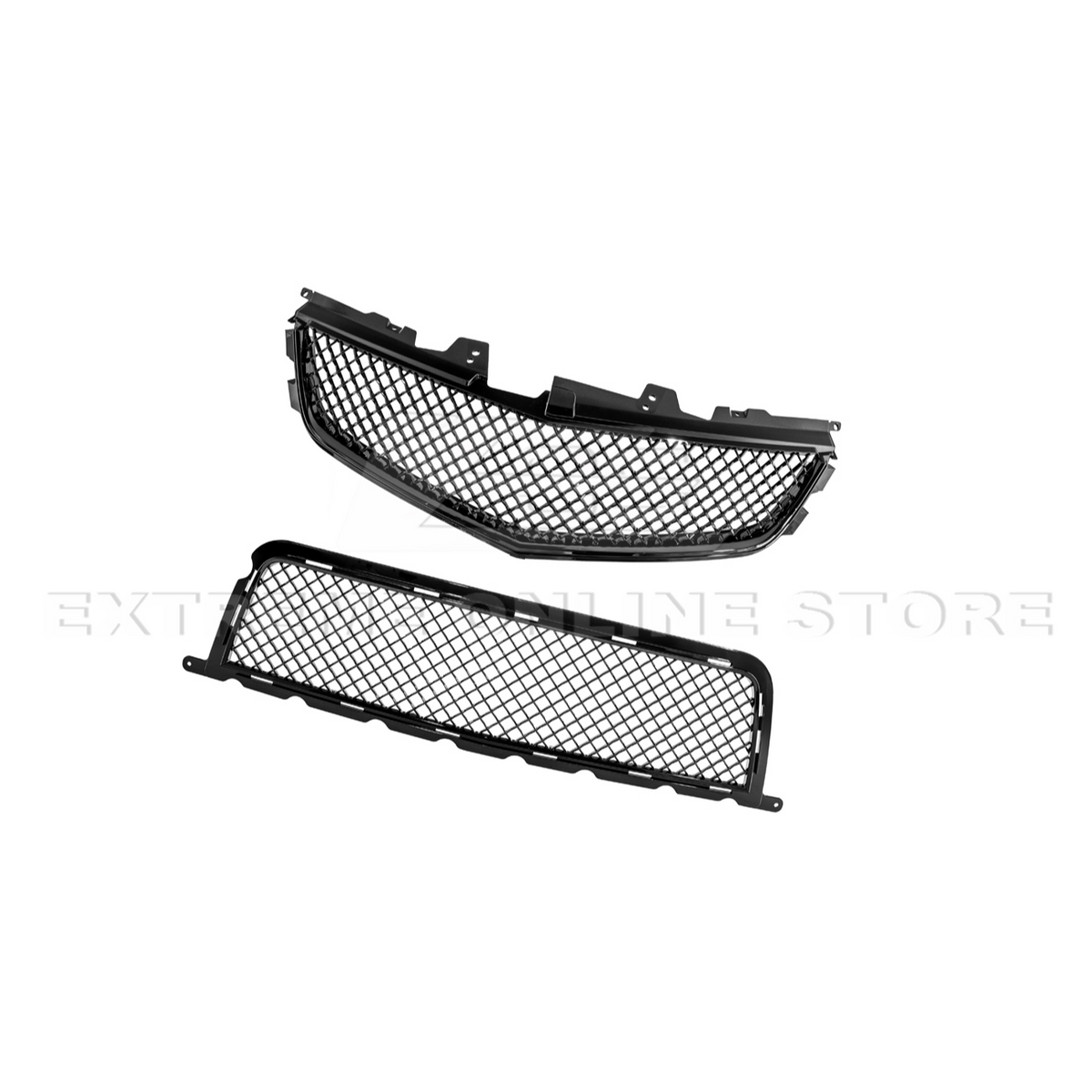 2009-15 Cadillac CTS-V Front Upper Lower Badgeless Grille image 46