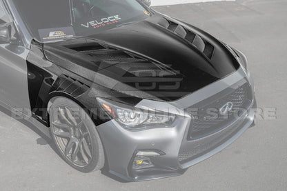 2014-Up Infiniti Q50 Front Bumper Hood Side Fender image 9