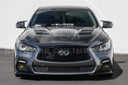 2014-Up Infiniti Q50 Front Bumper Hood Side Fender image 3