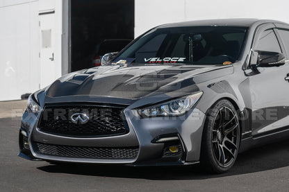 2014-Up Infiniti Q50 Front Bumper Hood Side Fender image 4