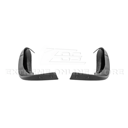 2005-13 Corvette C6 Z06 ZR1 Extended DRY CARBON FIBER Rear Splash Guard Mud Flaps image 19