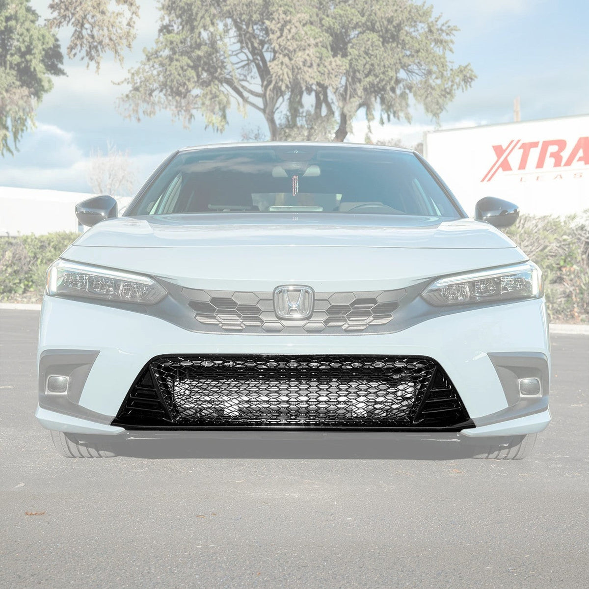 2022-Up Honda Civic Type-R Front Bumper Lower Grille Cover image 2