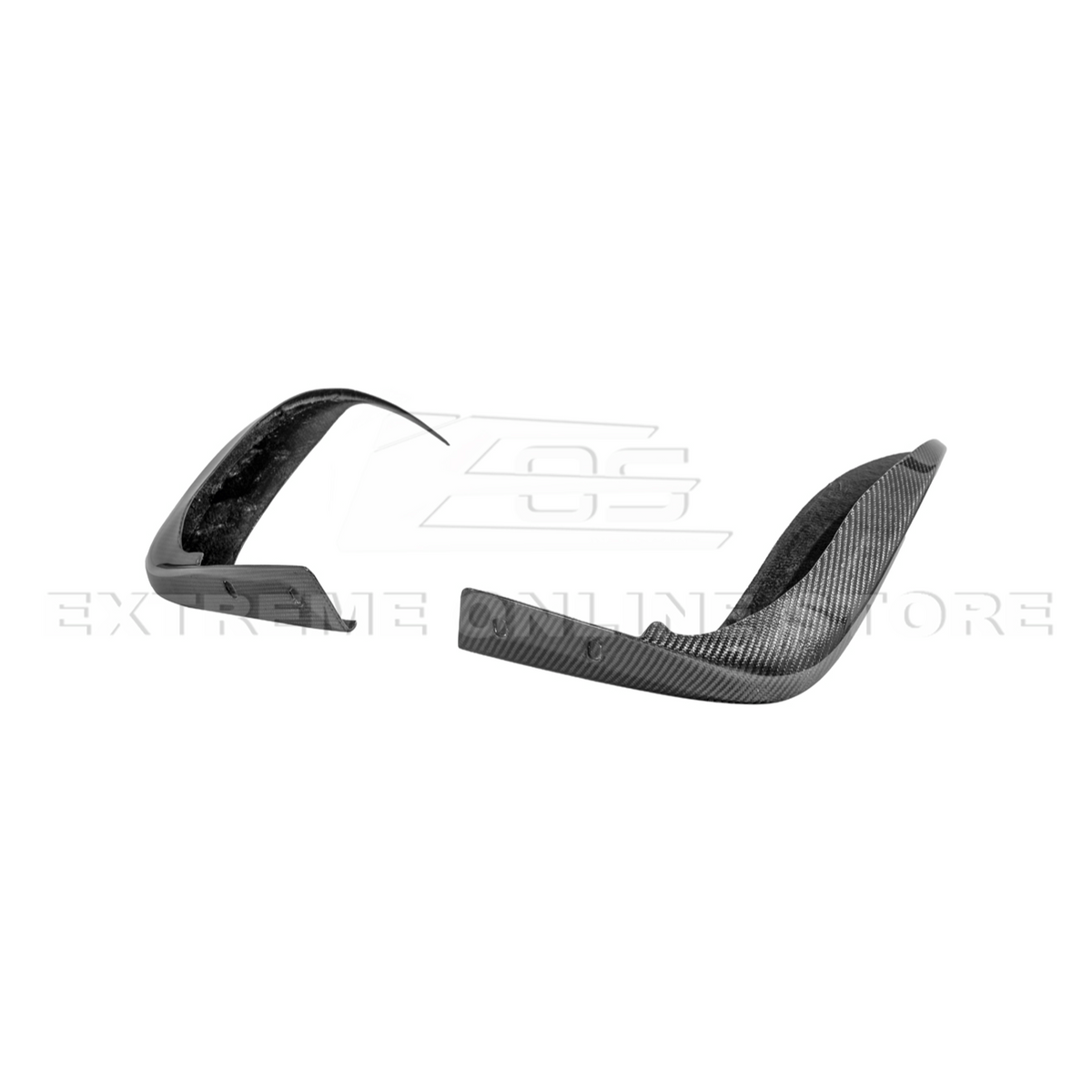 2005-13 Corvette C6 Z06 ZR1 Extended DRY CARBON FIBER Rear Splash Guard Mud Flaps image 20